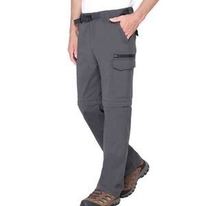 BC Clothing Men's Convertible Pant 32 length